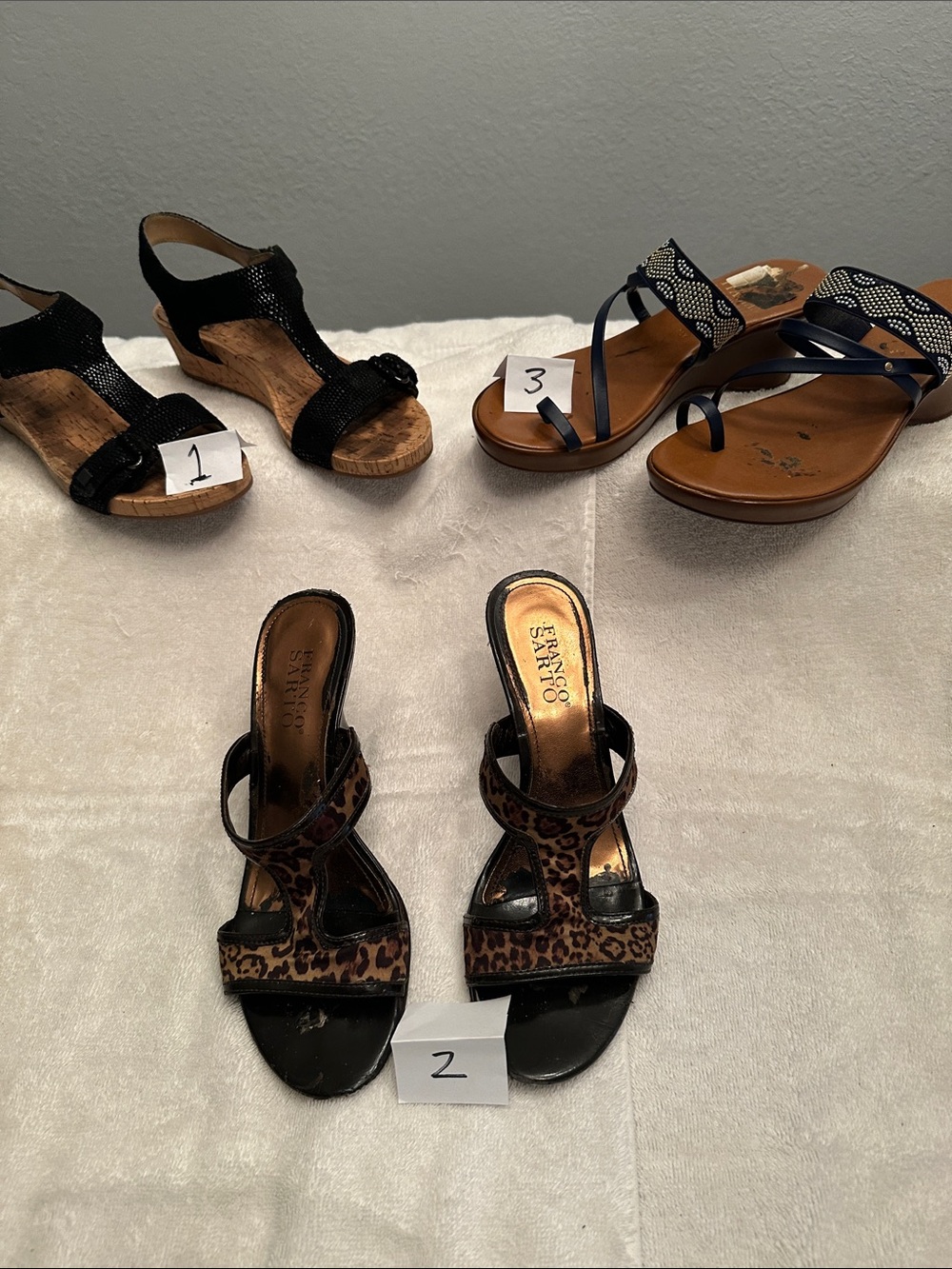 3 pair pretty heels